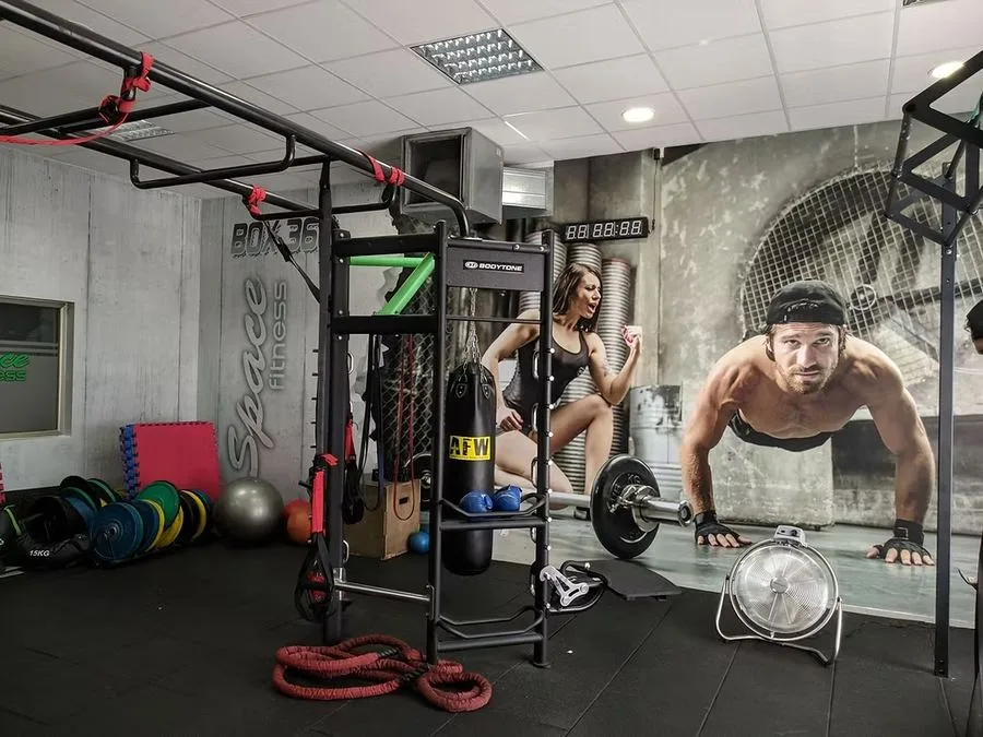 Fotomural decorativo Space Fitness Box 36